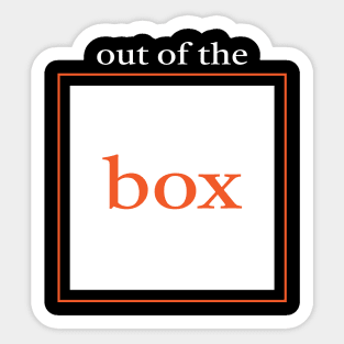 Out Of The Box Sticker